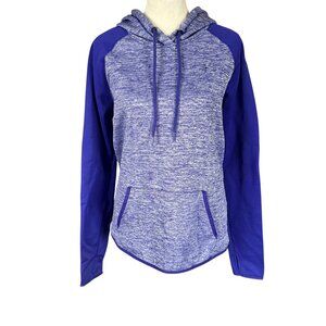 Under Armour women's purple heather long sleeve fleece lined hoodie medium